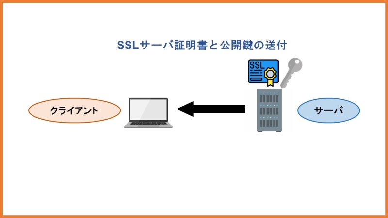 公開鍵付きのSSLサーバ証明書をWebブラウザ側へ送付
